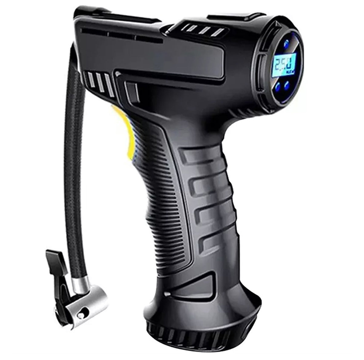 Compresor portabil, Zola®, 120W, ecran digital, negru, duze de umflare incluse Compresor portabil, Zola®, 120W, ecran digital, negru, duze de umflare incluse
